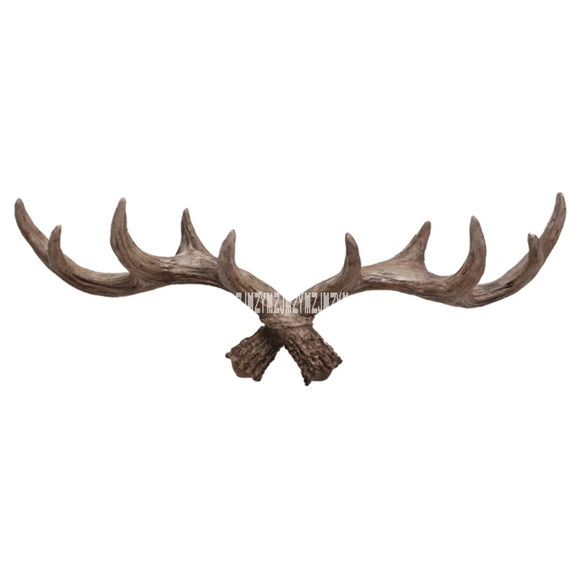 D406 Multi-Purpose Personality Antler Hook Wall Key Hanger Clothing Store Entrance Decoration Hook Resin Creative Coat Hook