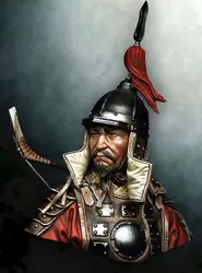 Mongolian soldiers Unassembled Sculpture for Hobbyists