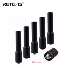 Retevis SMA-F RT20 Antenna VHF UHF 5pcs New Radio Antenna Accessories for Baofeng UV5R 888S Retevis RT5R H777 RT5