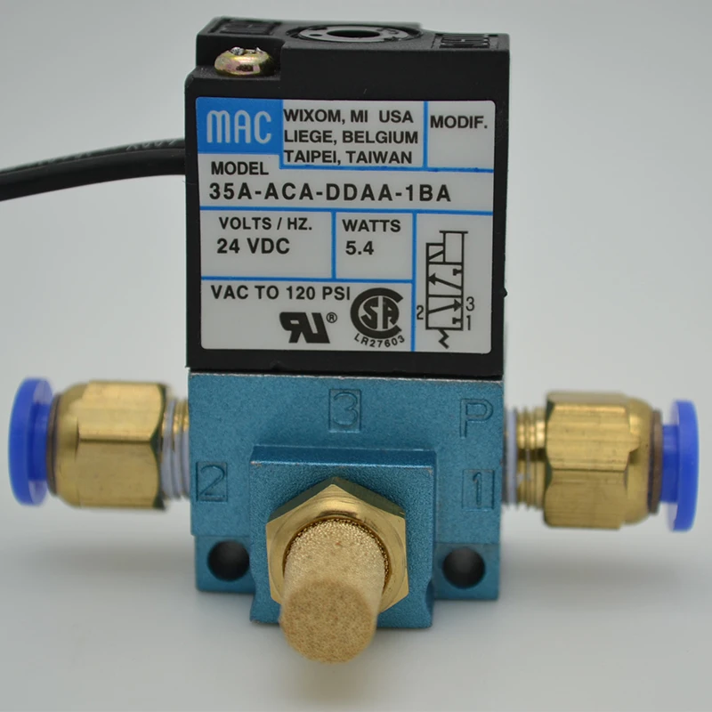 3 Port Electronic Boost Control Solenoid Valve 35A-ACA-DDBA-1BA 35A-ACA-DDFA-1BA 35A-ACA-DDAA-1BA With Brass