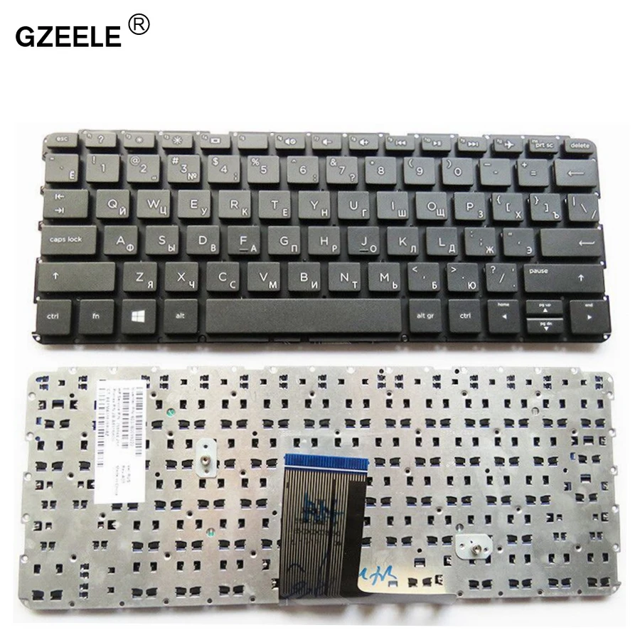 GZEELE  Russian Laptop keyboard FOR  HP Touchsmart 11-E 11-E015DX 11-E010AU E000 E030SA  RU layout black and new  without frame