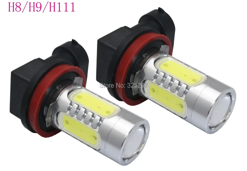 

2Pcs 7.5W H8/H9/H11 LED Light Bulb Fog Daytime Driving Lamp DC 12V