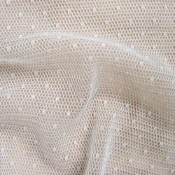 French Classic Veil Soft Mesh Fabric, Transparent Dot Tulle Net Fabric, Black Sexy Elegant Evening Dress Cloth, High Quality