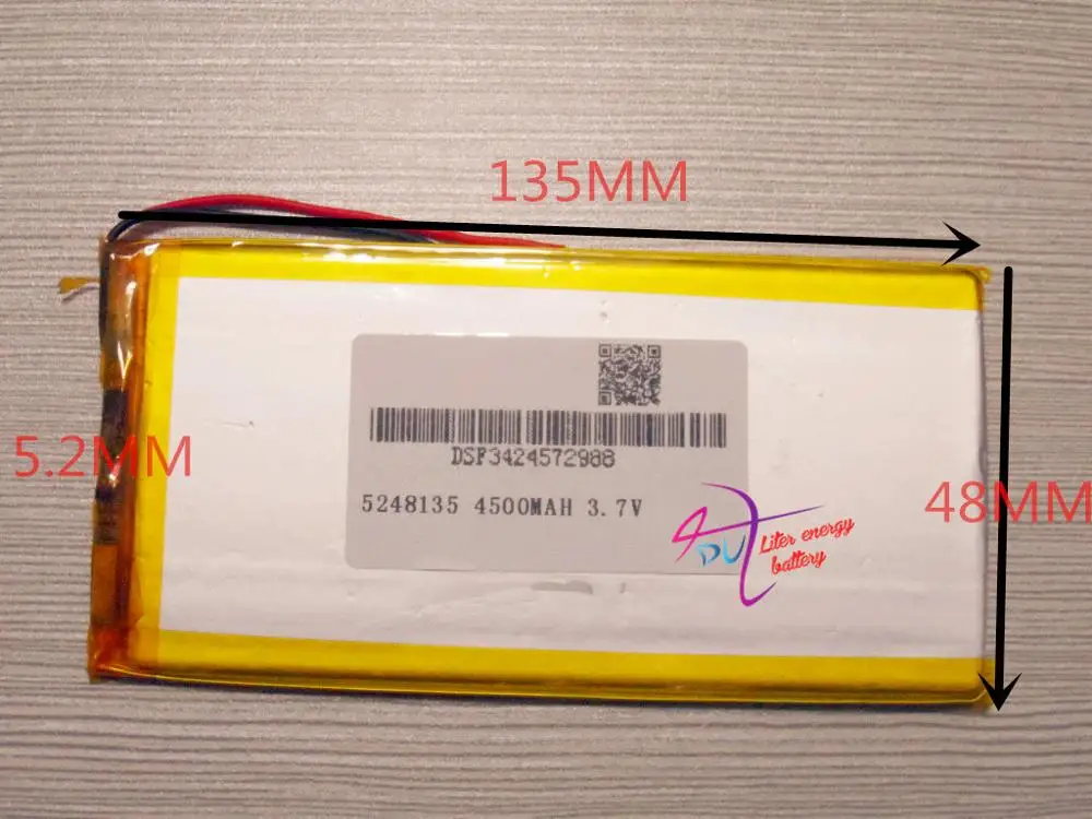 

tablet battery 3.7V lithium polymer batteries 4500mah universal battery brand tablet PC 5248135