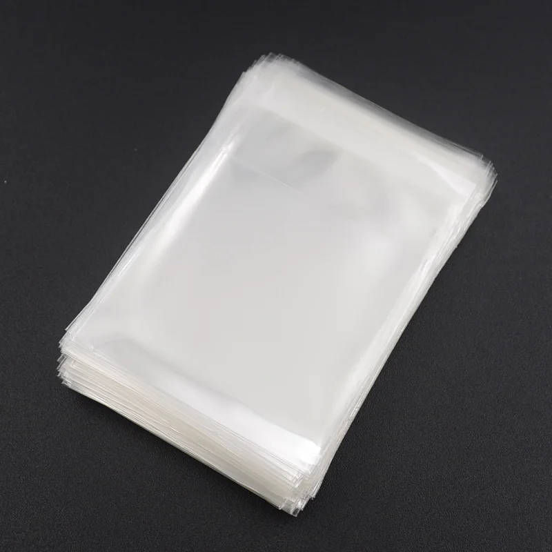 100pcs/lot 2 Size Transparent Cookie Packaging Bags Self-adhesive Plastic Biscuit Bag Wedding Candy Bags