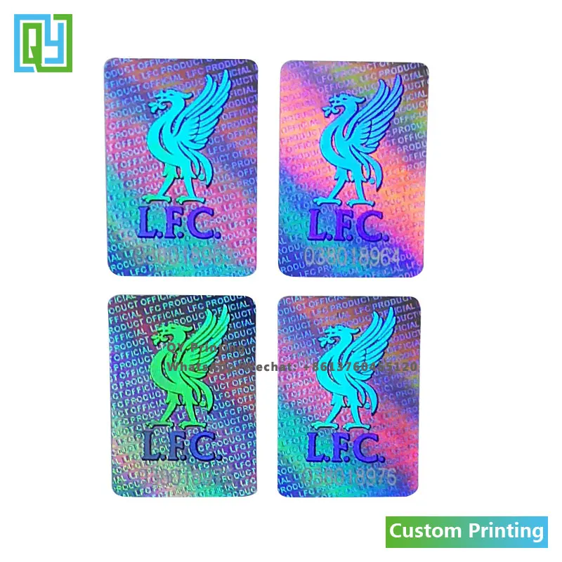 10000pcs 11x16mm Free Shipping Custom Made 3D Serial Number QR Code Barcode Silver Hologram Stickers Laser Foil Brand Seal Label