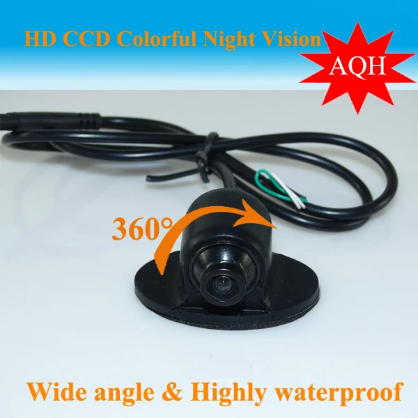 Promotion Mini CCD  HD Night Vision 360 Degree Car Rear View Camera Front Camera Front View Side Reversing Backup Camera