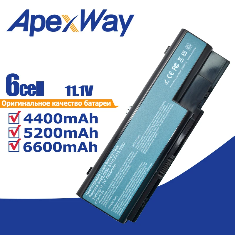 11.1V Battery for Acer Aspire 5230 5235 5310 5315 5330 5520 5530 7740G AS07B72 AS07B42 AS07B31 AS07B41 AS07B51 AS07B61 AS07B71