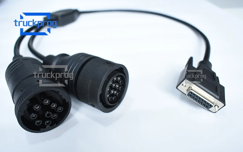 9pin 14pin Cable forcat Diagnostic Scanner 9pin + 14pin cable for ET-3 ET3 317-7485 (457-6114)  Communication Adapter III Cable