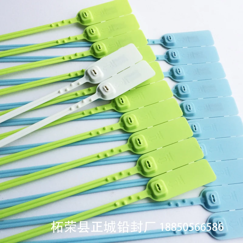 395 pcs 100 millimetri di alta sigillo di sicurezza regolare di plastica sigillo di sicurezza con inserto in metallo guard anti-falso contenitore QR