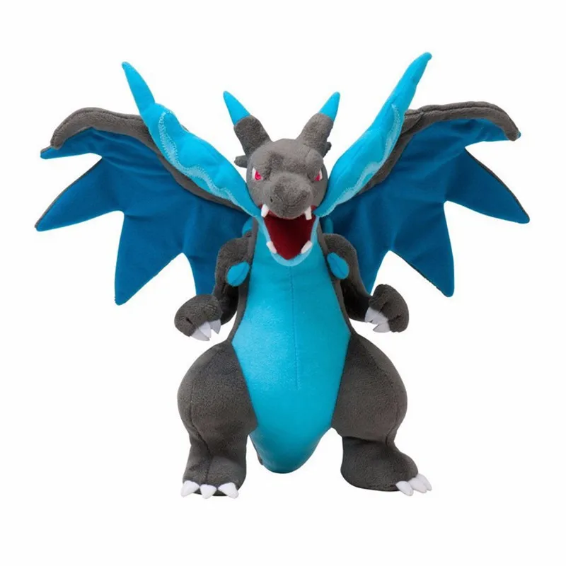 Boneco de pelúcia charizard 2 tamanhos 10 polegadas, brinquedo de pelúcia macio para crianças