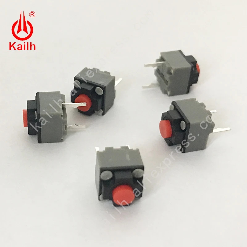 Kailh Micro Switch 6*6*4.3/7.3/9.5mm square Silent switch ireless mouse wired mouse DIP microswitch Tact Switch CMI627301D60