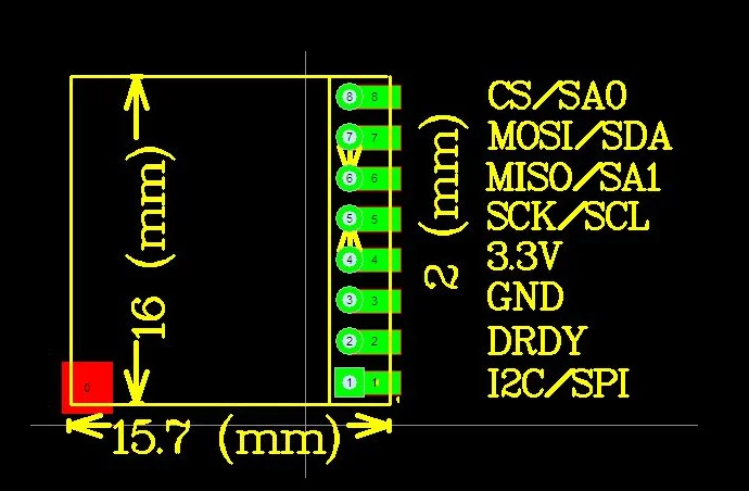 شحن سريع مجاني PNI RM3100 عالية الدقة 3 محوري المجال المغناطيسي 13104 13156 13101 البوصلة الإلكترونية PNI أجهزة الاستشعار المغناطيسية RM3100
