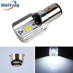 H6 Led Motorcycle Headlight Bulbs COB Led 12-36V 1000LM BA20D H/L Lamp Scooter ATV Moto Accessories Fog Lights For Suzuki