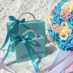 RMTPT 20pcs/lot Portable Party Wedding Favor Candy Boxes Baby Shower Gift Bag DIY creative candy box Romantic mariage