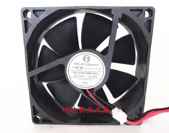 

PELKO MOTORS R9225X24BPLB1h DC24V 0.24A 9CM 90*90*25 2 wire inverter fan