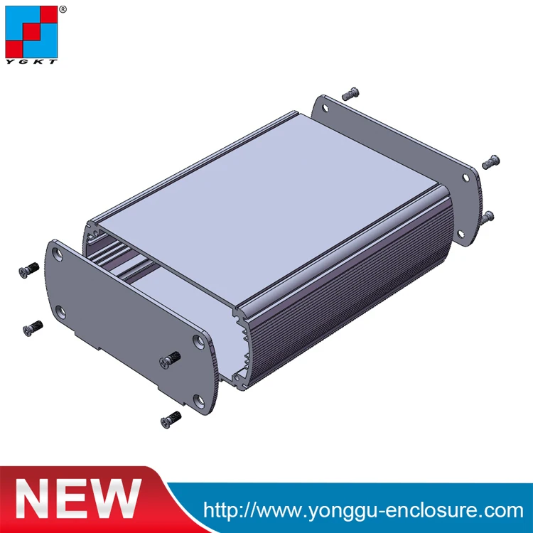 Power Meter Industrial aluminum / Reflective Anodized Aluminum 80*35-100mm Anodized Aluminum Extruded Housing