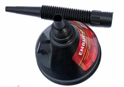 Engine Oil Fluid Flexible Spout Funnel 14cm Gasoline Kerosene Car Extension Hose