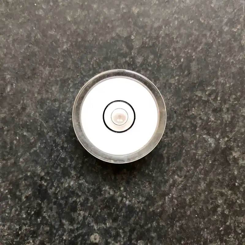 (5 pezzi/lottp) QASE Livella universale Livella a bolla rotonda Livella a bolla circolare in plastica Dimensioni 25 * 10mm