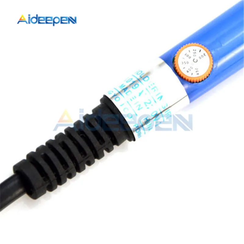 110/220V 60W Adjustable Temperature Electric Soldering Iron Handle Heat Pencil Soldering Iron Welding Solder Rework Station Tool