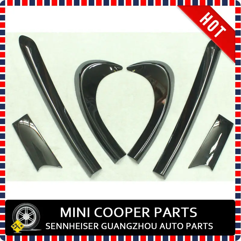 2014 Latest Model Mini Cooper Mini Ray Style ABS Material UV Protected Black Door Kit Accessory For mini cooper S F56(6 Pcs/Set)