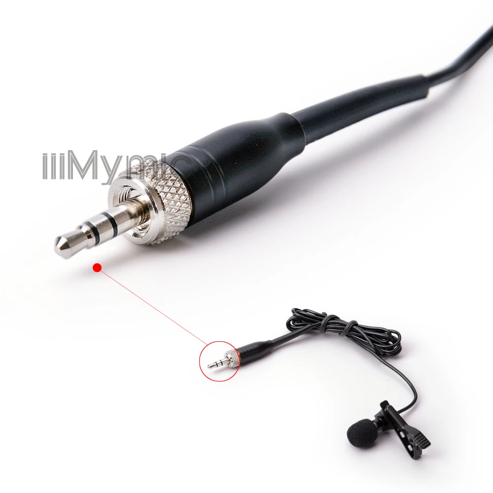 Professional Lavalier Lapel Unidirectional Condenser Microphone For Sennheiser Wireless BodyPack Transmitter 3.5 mm Lockable