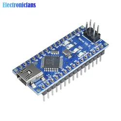 Nano Mini USB com Bootloader, Controlador Nano 3.0 compatível para Arduino, Driver USB CH340, 16Mhz, V3.0, ATMEGA328P, 168P