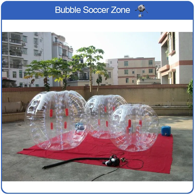 Free Shipping 0.8mm PVC 1.5m Inflatable Bubble Soccer Ball Human Hamster Ball Air Bumper Ball Adult Inflatable Bubble Football