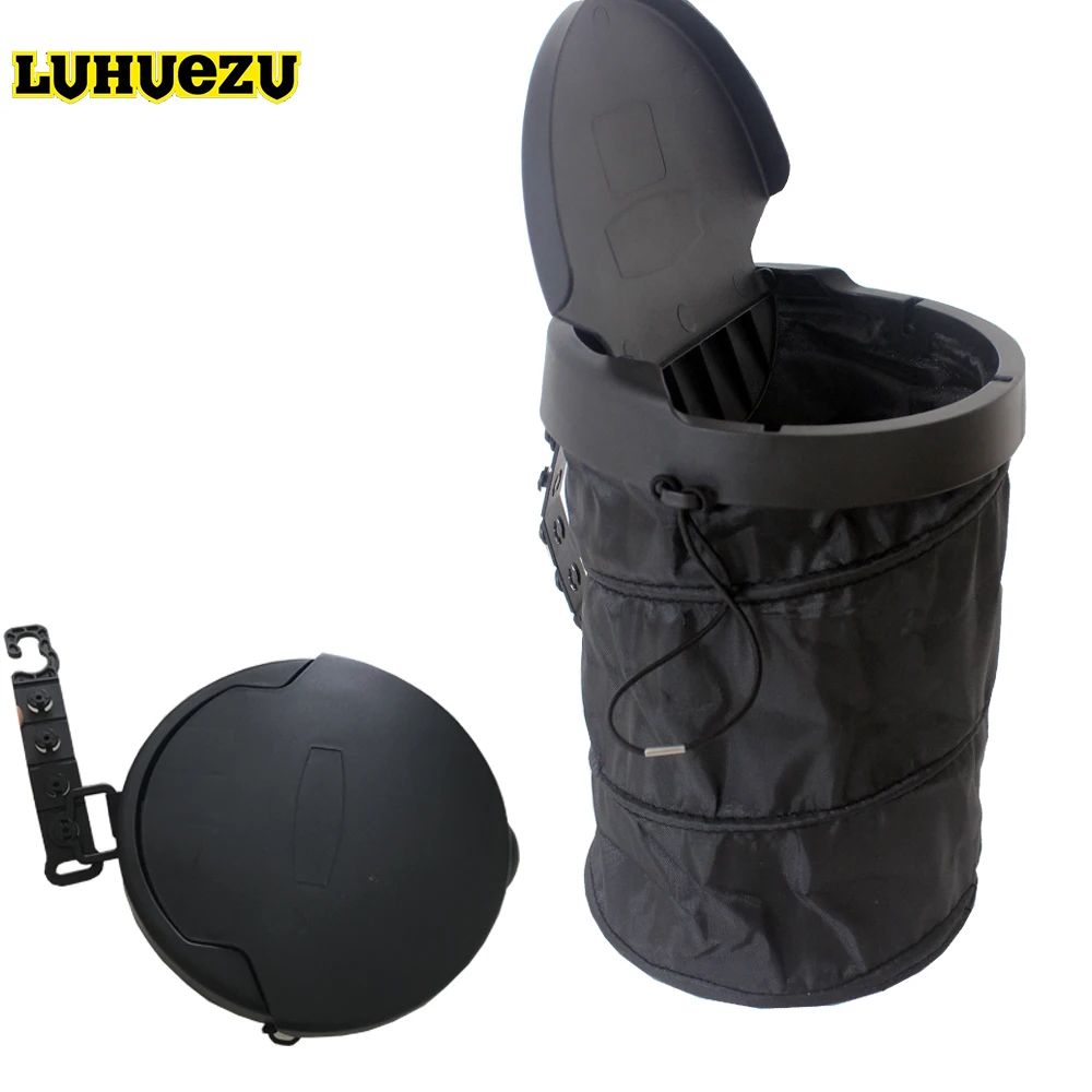 

Car Folding Trash Can Garbage Bin Car Trash Bag Holder Rubbish Organizer For Hyundai Tucson Creta Toyota Subaru Volkswagen Acces