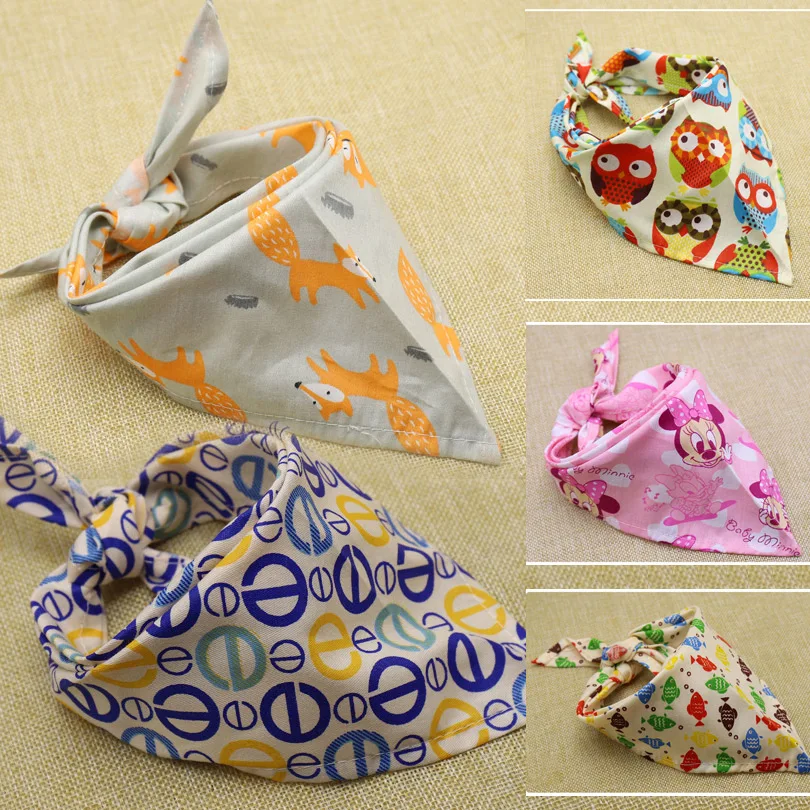 

50 PCS/Lot 5 Colors Pet Dog Scarf Collar Puppy Cat Triangular Bandage Decoration Neckerchief Lovely Towel Adornment