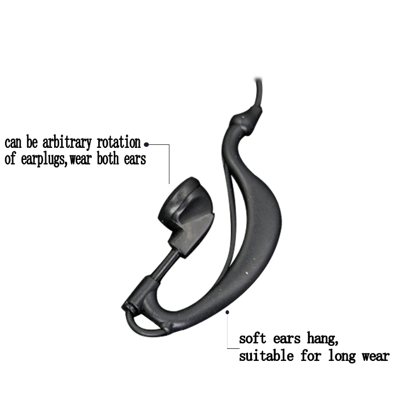 Earpiece Headset Mic PTT for Motorola HT1000, MTS2000, XTS2500, XTS3000, XTS3500, XTS5000, MT2000, JT1000, MTX8000, MTX9000