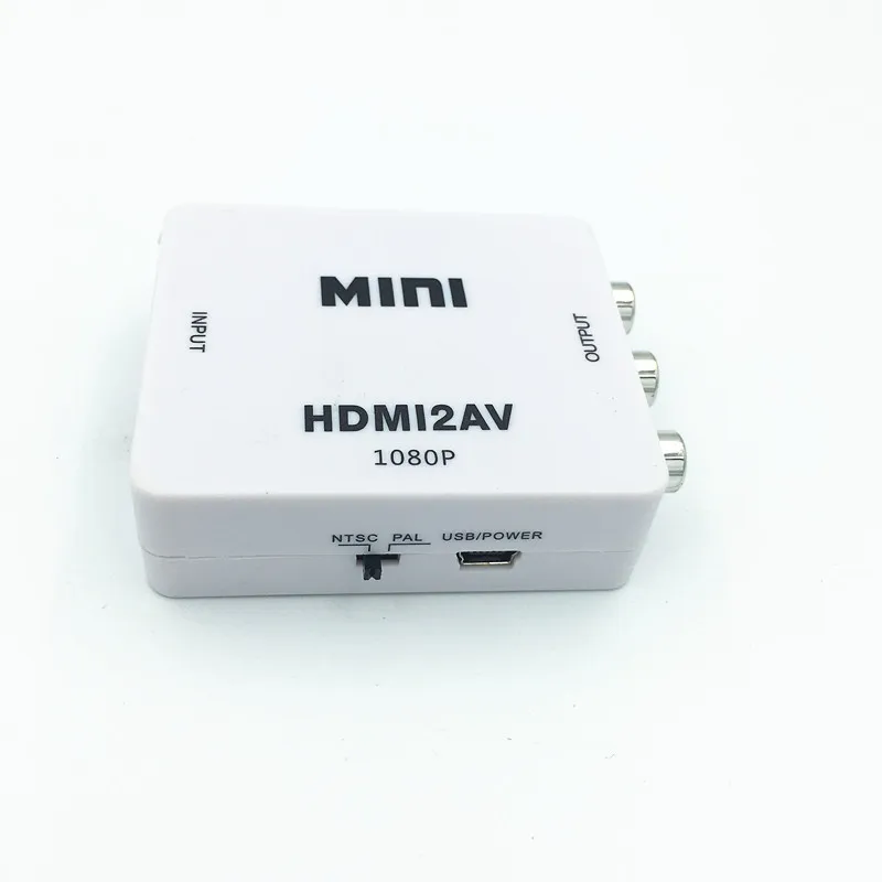 1080P HDMI TO AV 3 RCA คอมโพสิต CVBS S-VIDEO CONVERTER อะแดปเตอร์ PS3 SKY HDTV DVD สำหรับกล่องทีวี