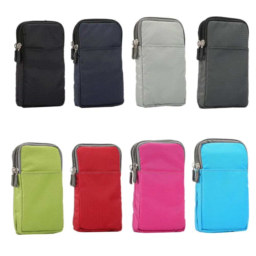 FULAIKATE SPORTS Universal Phone Bag for iPhone15 Pro Max Portable Waist Pouch for iPhone 14 Plus Mobile Phone Shoulder Holster