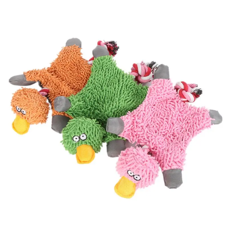 

Pet Supplies Dog Toys Squeaky Toys Durable Cute Three-color Duck Sounding Plush Toys Puppy Chew Toys Training Teething Toys