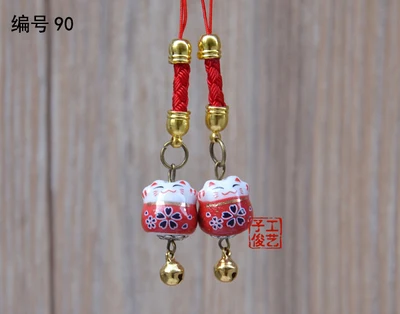 1pc 1pc Omamori Fortune Kiten Cat Good-luck Wealth Cute Phone Accessory Bag Pendant Charm Nice Gift Y16(price is for 1pcs)