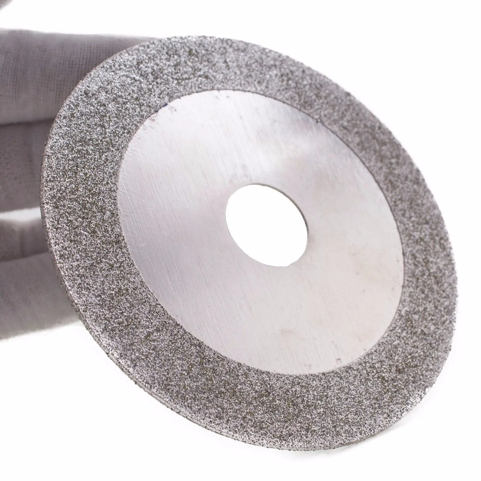4 "inch Tráng Kim Cương PHẲNG Đá Mài Điêu Khắc Đĩa Cắt Nhám 60 80 Thô ILOVETOOL
