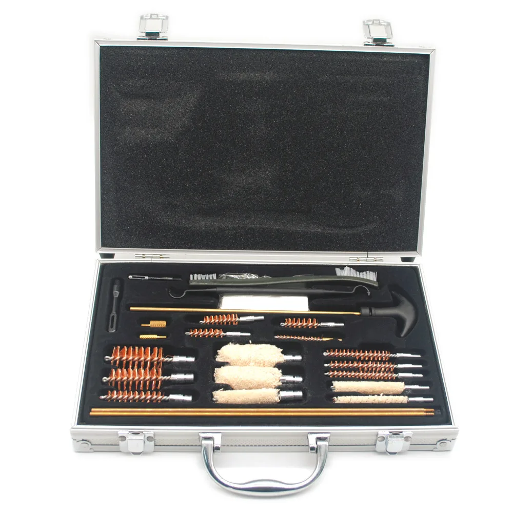 

24 in 1 Tactical Gun Cleaning Kit Set Cleaner Tools Nylon Brush Hunting Accessories