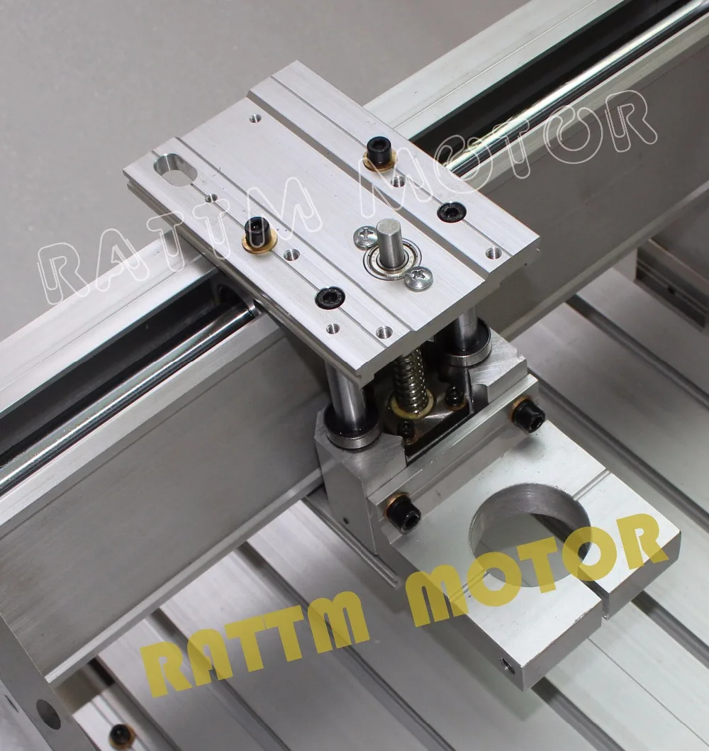 【EU】Aluminium Alloy 3040 CNC Desktop Router Milling Engraving Frame Kit With 43mm Clamp Fixture Support