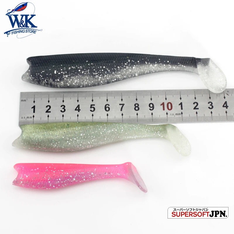 7.5 CM Ultimate Shad 5 Pcs/Lot Mini Lure at Pink Blue Black Orange Color Soft Bait 3