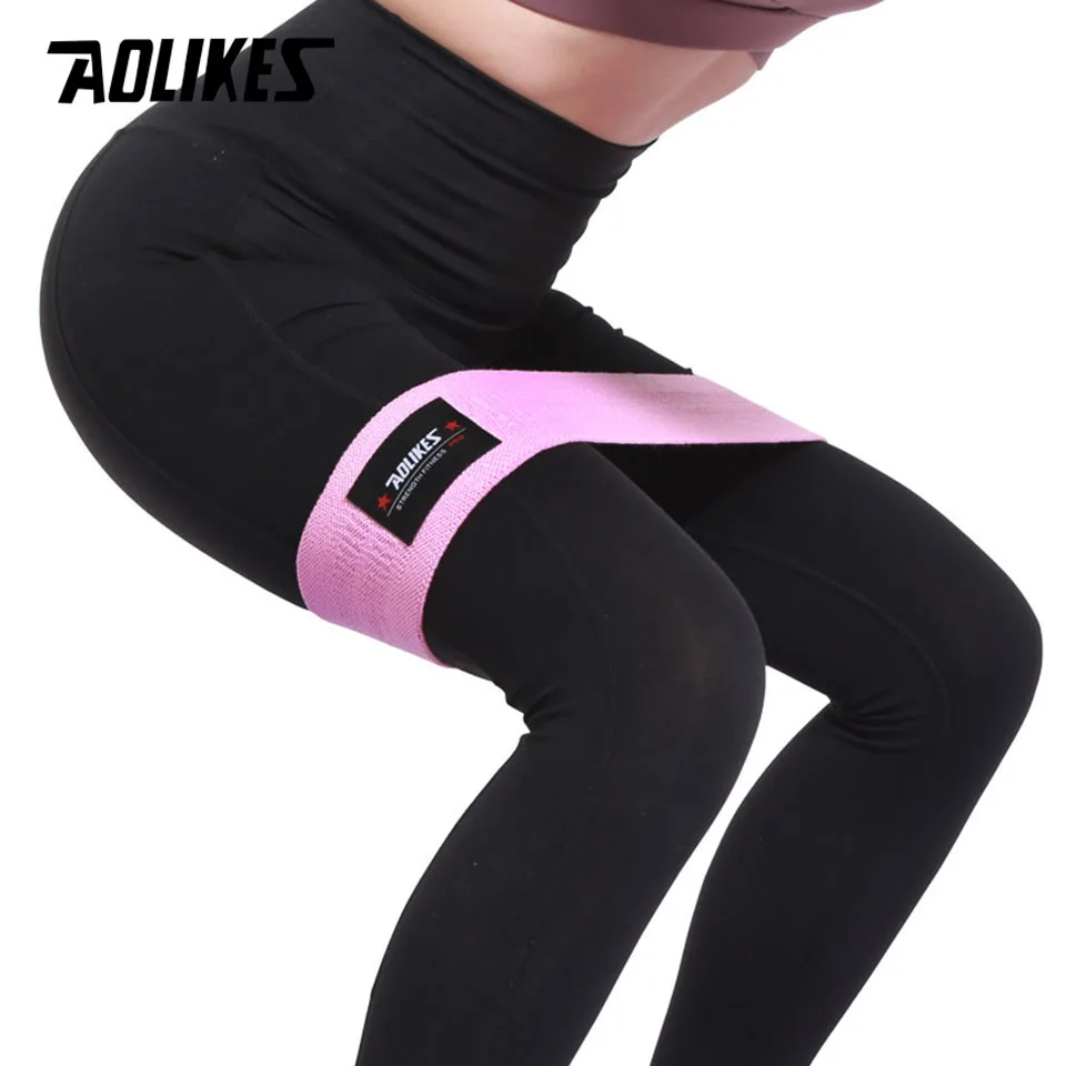 AOLIKES Unisex Booty Band Hip Circle Loop Resistance Band Workout Exercise for Legs Thigh Glute Butt Squat Bands Non-slip Design