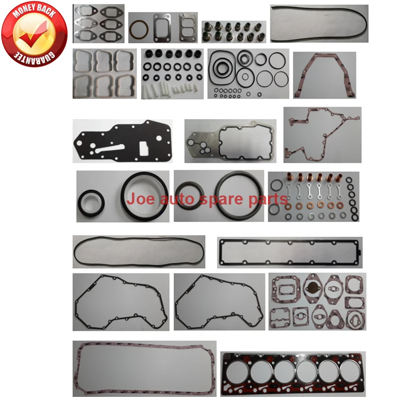 6D102 6D102T Engine Full gasket set kit for Komatsu PC200-7 PC220-7 PC240-7 Excavator