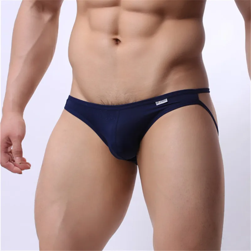 New Men Sexy Underwear G-Strings Mesh Shorts Trunks BRAVE PERSON Men\'s Low Waist Thongs B1147