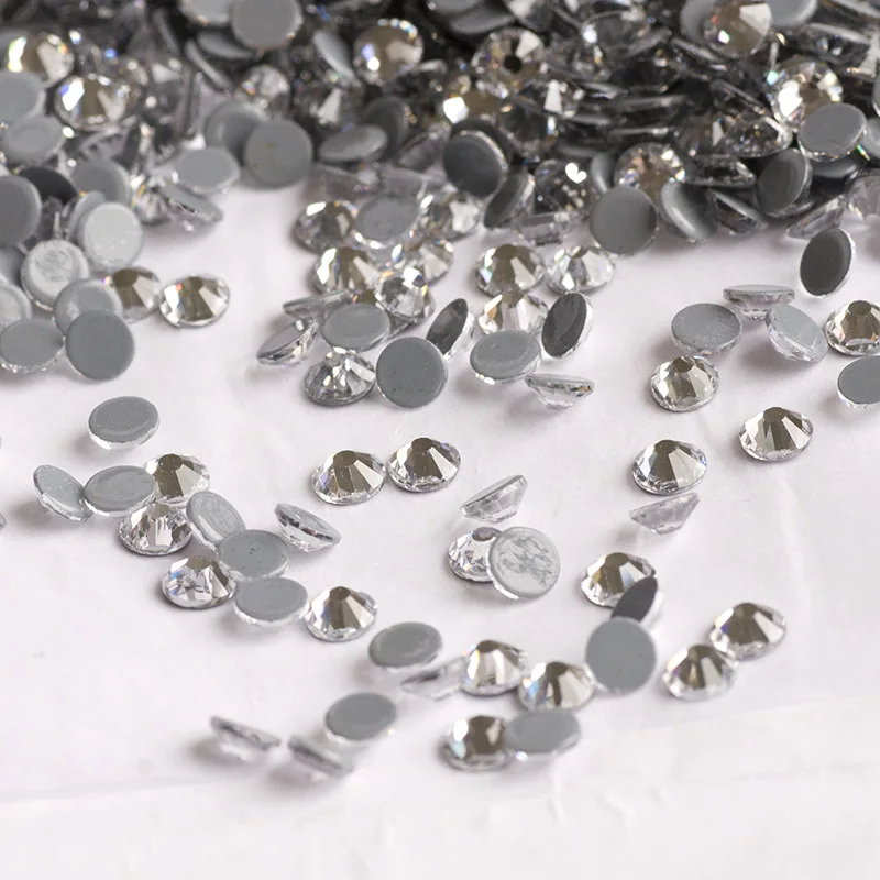 YANRUO 2058HF Kristall Hot Fix Strass Kristall Und Steine Flatback Strass Hotfix Kristalle Steine Für Kleidung Kleider – Detail 3