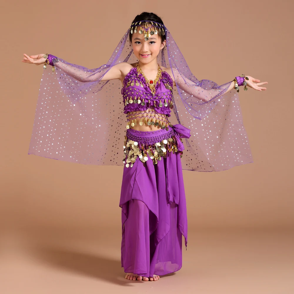 Kids&Adult Belly Dance Costumes Set Oriental Dance Costumes Bellydance Set Girls Egyptian Bollywood Kids Belly Dancing Clothing