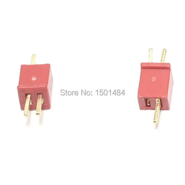 10 Pairs Mini T Plug Connectors Adapters for RC LiPo NiMh Battery E0Xc Deans Connectors