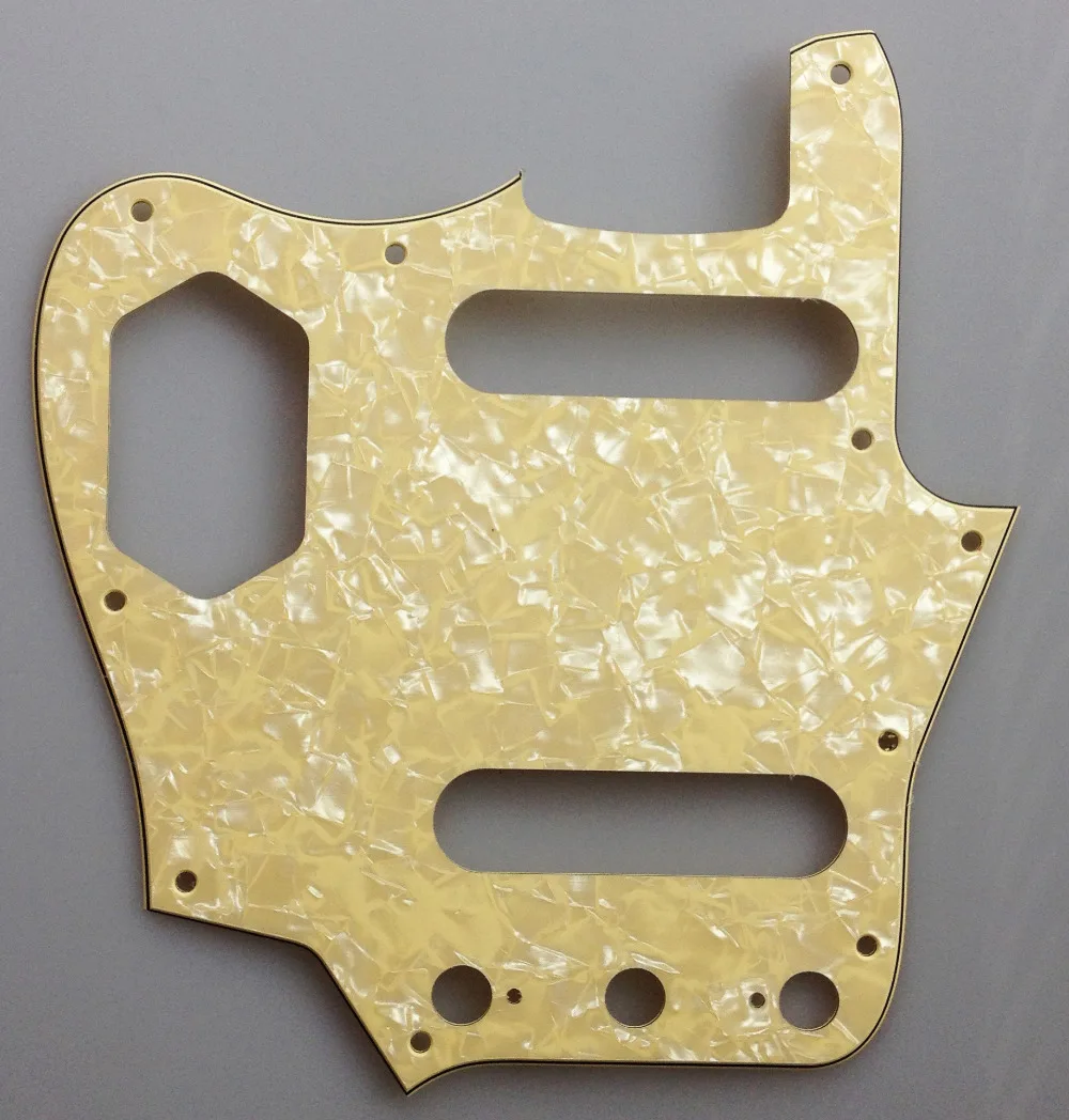 Pleroo Custom Guitar Pickgaurd Scratch Plate - For US Left Hand Jaguar Guitar Pickguard Scratch Plate