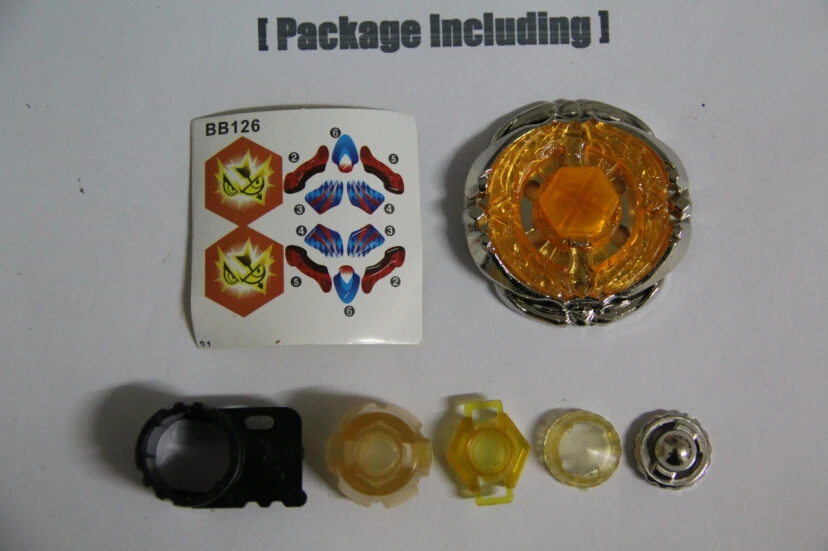 Spinning Top 4D RAPIDITY METAL FUSION Toy Set METAL FUSION BB-126 4D FLASH SAGITTARIO