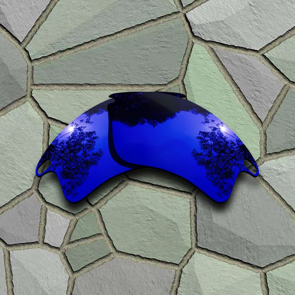 Jade Green&Violet Blue Anti-scratch Polarized Replacement Lenses for Fast Jacket XL