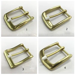 DIY leather craft women men belt pin buckle solid brass material 5pcs/lot wholesale inner 40mm