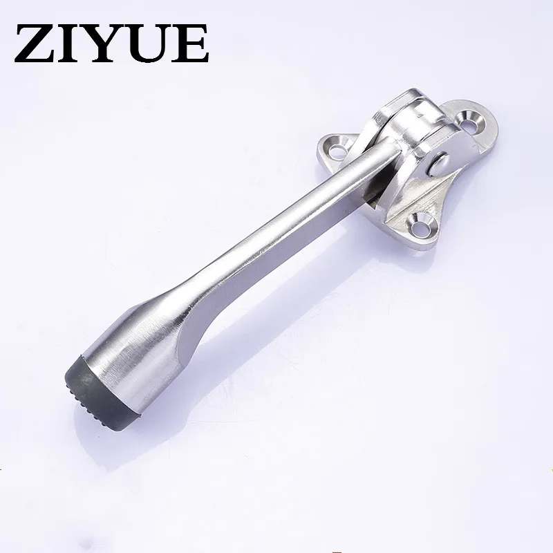 Free Shipping American Footrest Door Horseshoe Bend Foot Zinc Alloy Rubber Activity Top Stopper Resistance